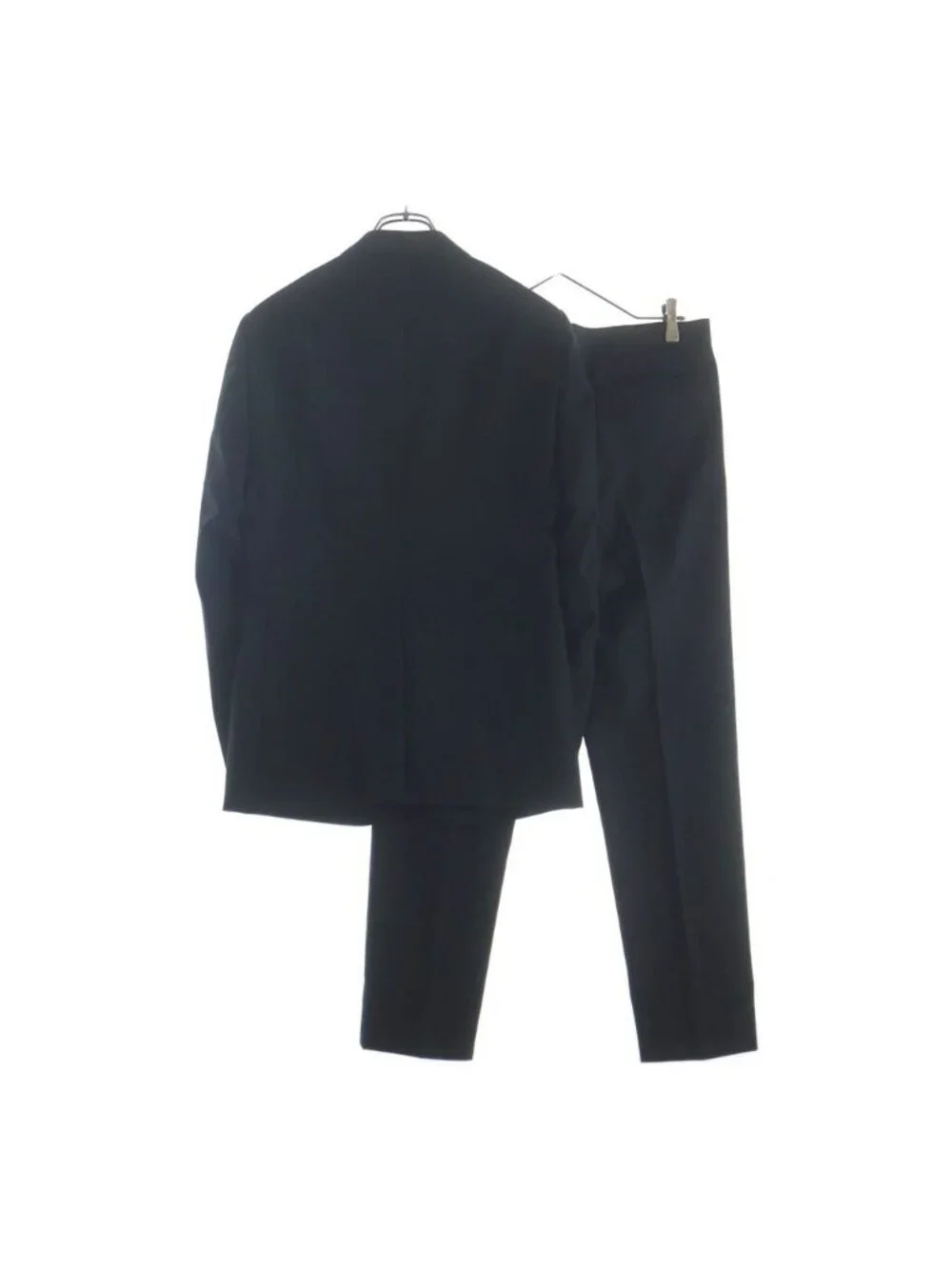 Dior Homme Notch Lapel Single Tailored Jacket Trousers Pants Black Set